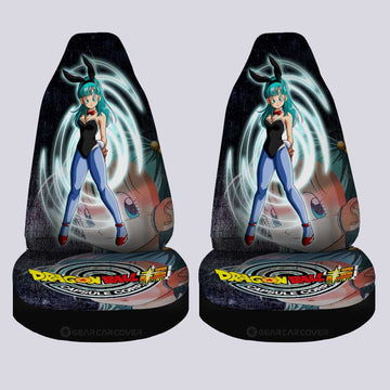 Bulma Car Seat Covers Custom Dragon Ball Anime Car Accessories - Gearcarcover - 1