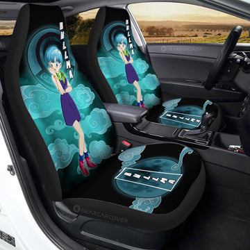 Bulma Car Seat Covers Custom Dragon Ball Anime Car Interior Accessories - Gearcarcover - 1