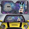 Bulma Car Sunshade Custom Dragon Ball Anime Car Accessories Galaxy Style - Gearcarcover - 1