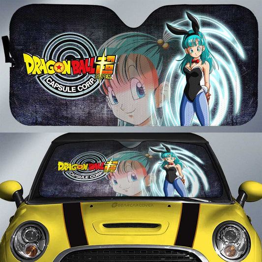 Bulma Car Sunshade Custom Dragon Ball Anime Car Interior Accessories - Gearcarcover - 1