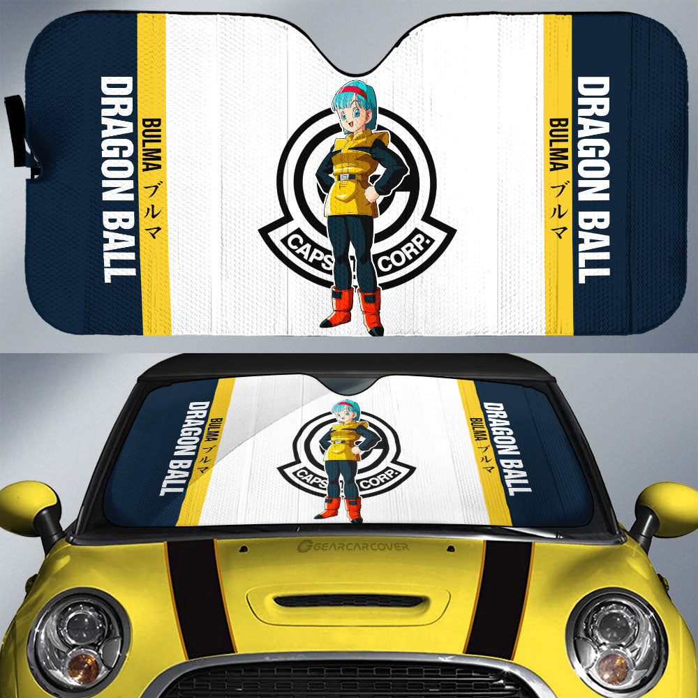 Bulma Car Sunshade Custom Dragon Ball Car Accessories For Anime Fans - Gearcarcover - 1