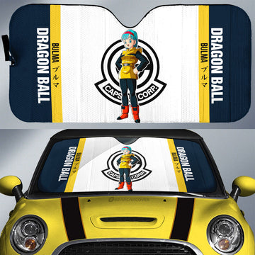 Bulma Car Sunshade Custom Dragon Ball Car Accessories For Anime Fans - Gearcarcover - 1