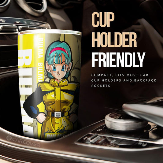 Bulma Tumbler Cup Custom Dragon Ball Anime Car Accessories - Gearcarcover - 2