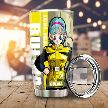 Bulma Tumbler Cup Custom Dragon Ball Anime Car Accessories - Gearcarcover - 1