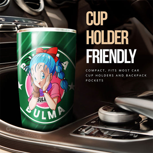 Bulma Tumbler Cup Custom Dragon Ball Anime Car Accessories - Gearcarcover - 2