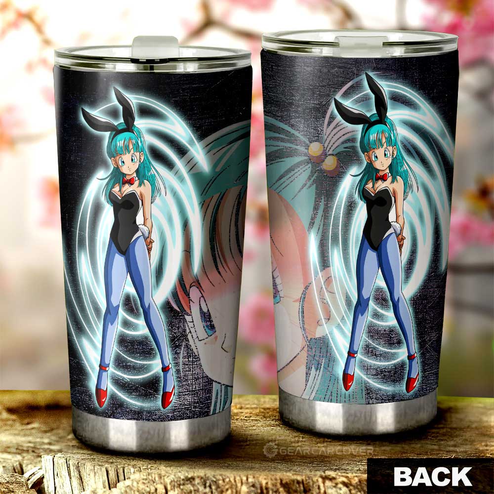 Bulma Tumbler Cup Custom Dragon Ball Anime Car Interior Accessories - Gearcarcover - 3