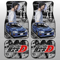Bunta Fujiwara Car Floor Mats Custom Initial D Anime Car Accessories - Gearcarcover - 2