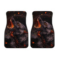 Burning Up Wolf Car Floor Mats - Gearcarcover - 2