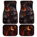 Burning Up Wolf Car Floor Mats - Gearcarcover - 1