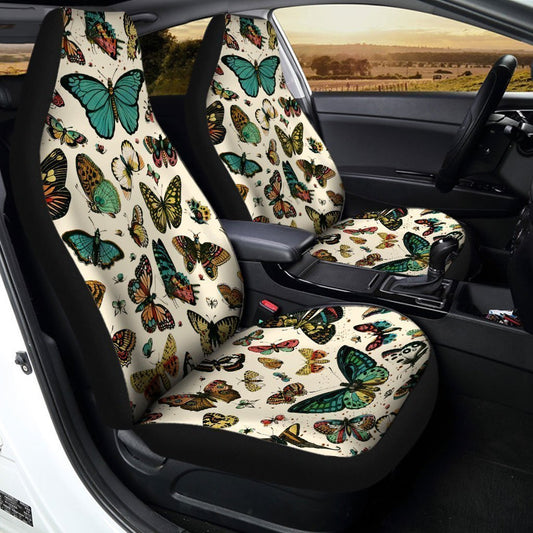 Butterflies Car Seat Covers Custom Butterfly Pattern Car Accessories - Gearcarcover - 2