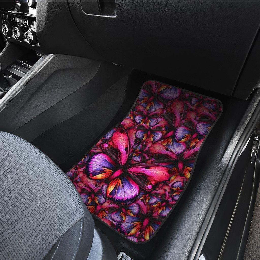 Butterfly Car Floor Mats Custom Colorful Car Accessories - Gearcarcover - 4