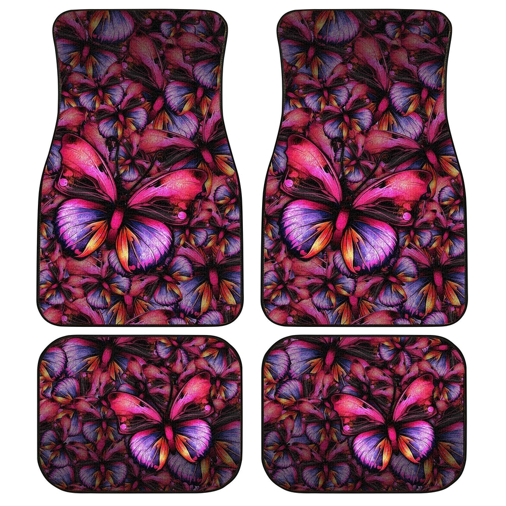 Butterfly Car Floor Mats Custom Colorful Car Accessories - Gearcarcover - 1