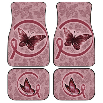 Butterfly Car Floor Mats Custom Multiple Cancer Car Accessories - Gearcarcover - 1