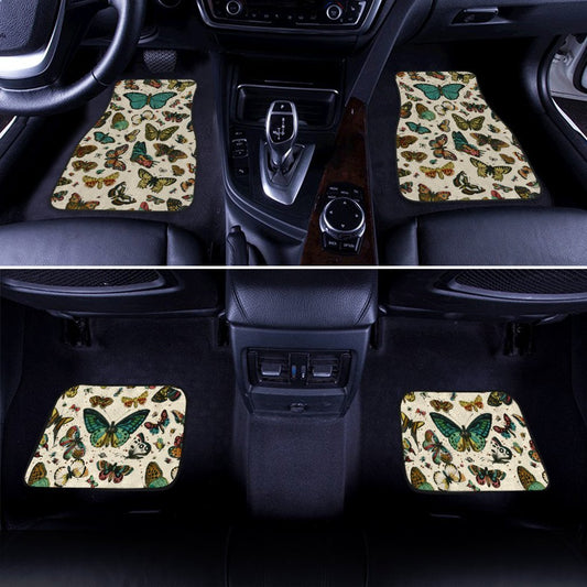Butterfly Car Floor Mats Custom Pattern Animal Car Accessories - Gearcarcover - 1