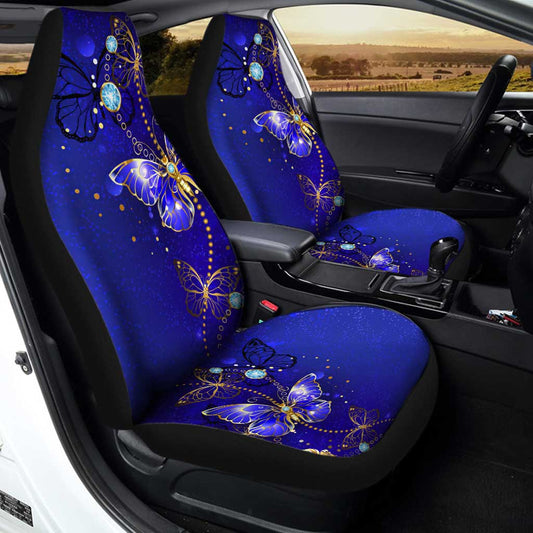 Butterfly Car Seat Covers Custom Blue Car Accessories Car Accessories - Gearcarcover - 2