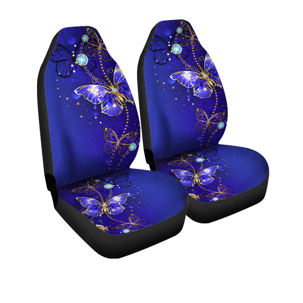 Butterfly Car Seat Covers Custom Blue Car Accessories Car Accessories - Gearcarcover - 3