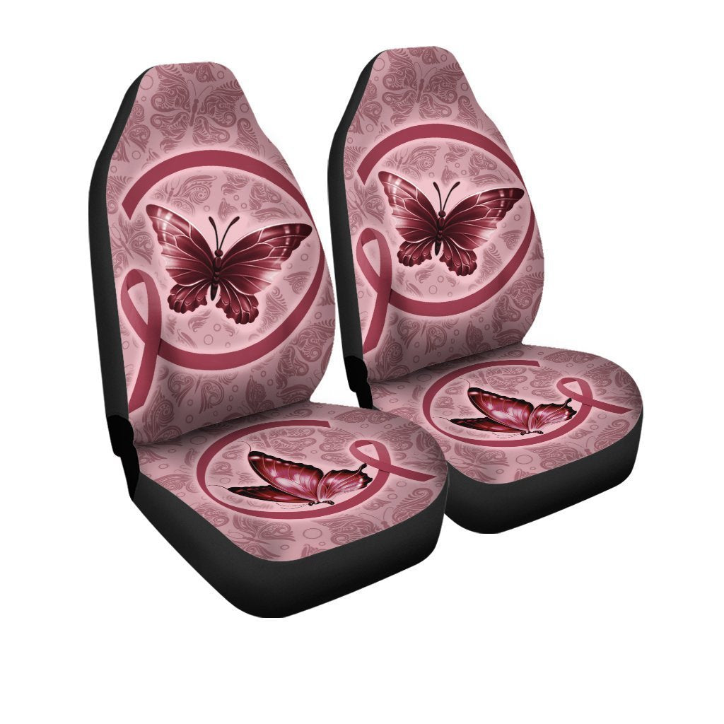 Butterfly Car Seat Covers Custom Multiple Cancer Car Accessories Meaningful Gifts - Gearcarcover - 3