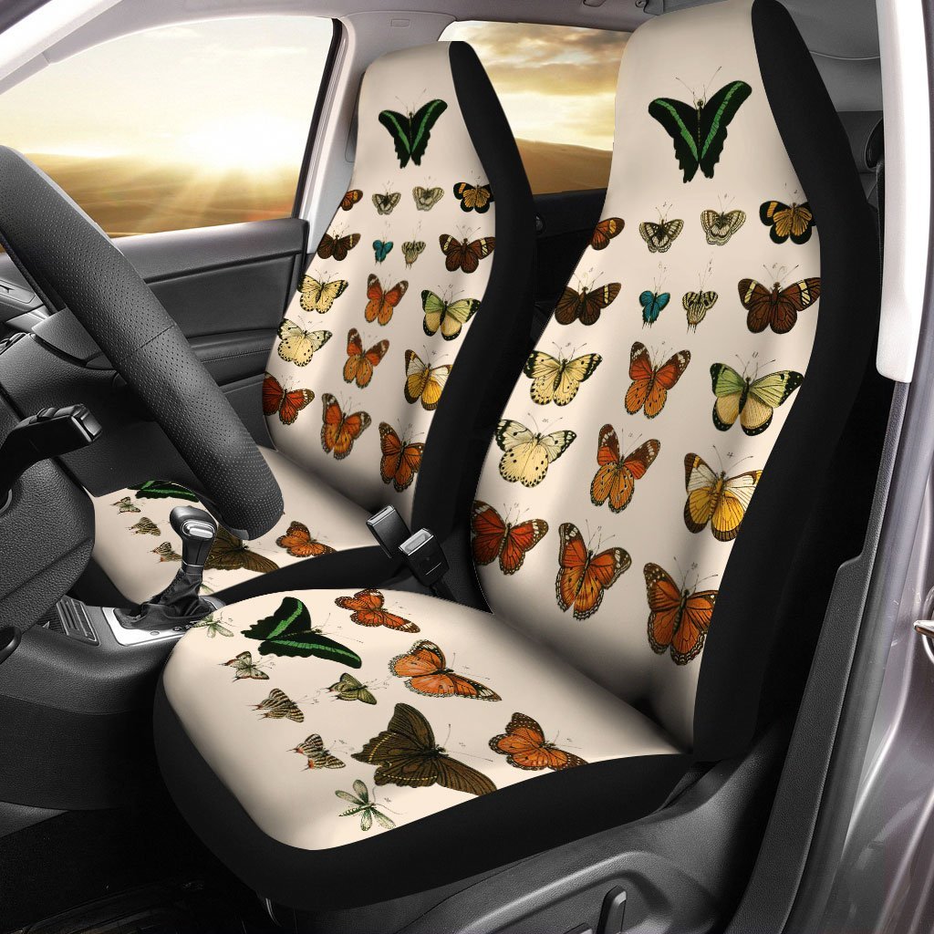 Butterfly Car Seat Covers Custom Pattern Insects Car Accessories - Gearcarcover - 1