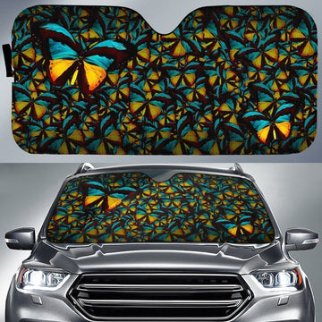 Butterfly Car Sunshade Custom Butterfly Car Accessories - Gearcarcover - 1