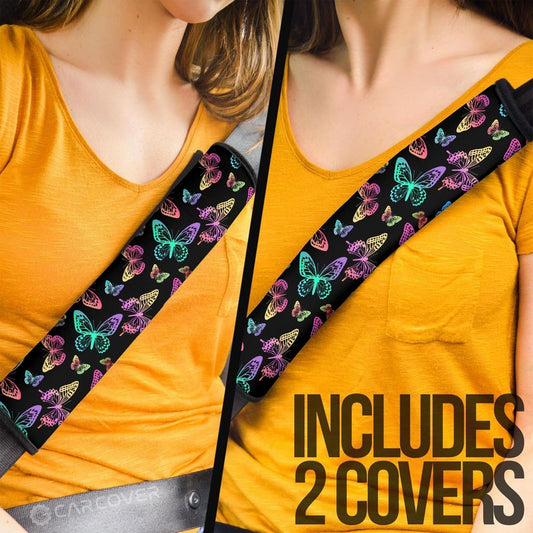 Butterfly Seat Belt Covers Custom Animal Car Interior Accessories - Gearcarcover - 2