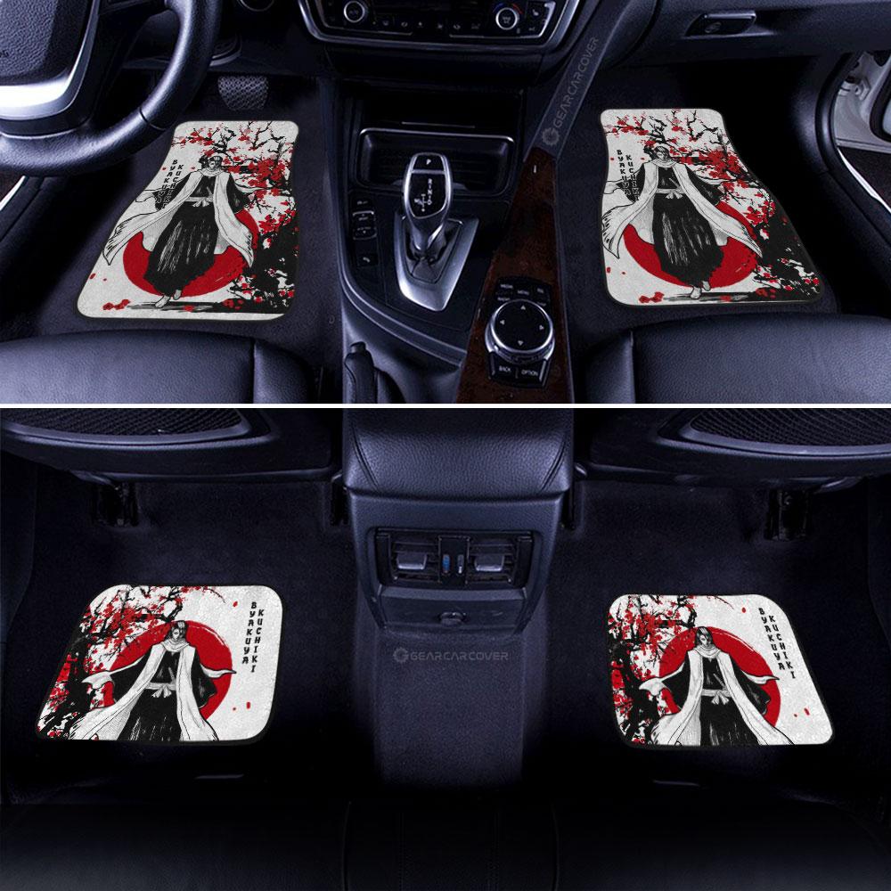 Byakuya Kuchiki Car Floor Mats Custom Japan Style Anime Bleach Car Interior Accessories - Gearcarcover - 3