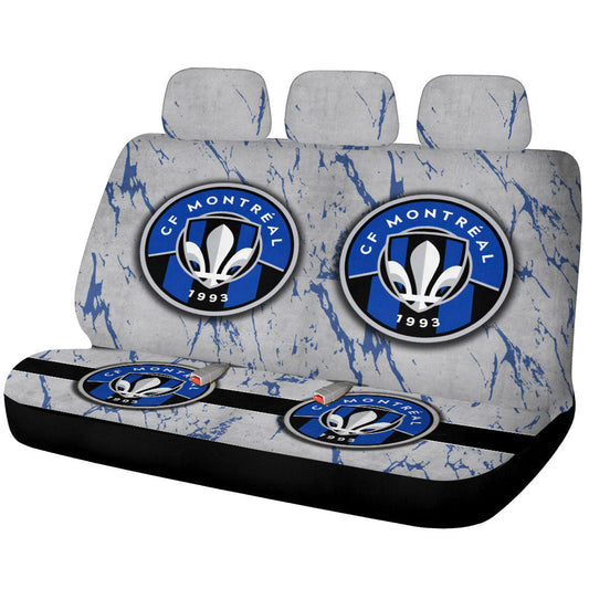 CF Montréal Car Back Seat Covers Custom Car Accessories For Fans - Gearcarcover - 2