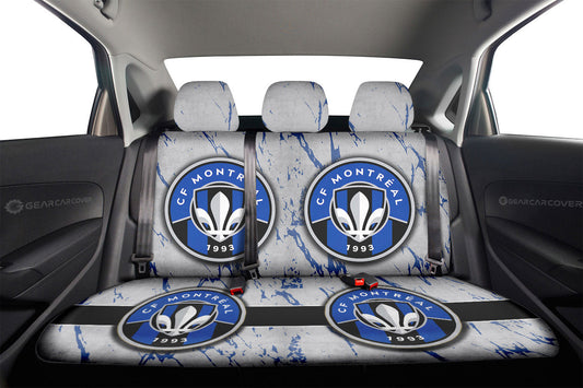 CF Montréal Car Back Seat Covers Custom Car Accessories For Fans - Gearcarcover - 1