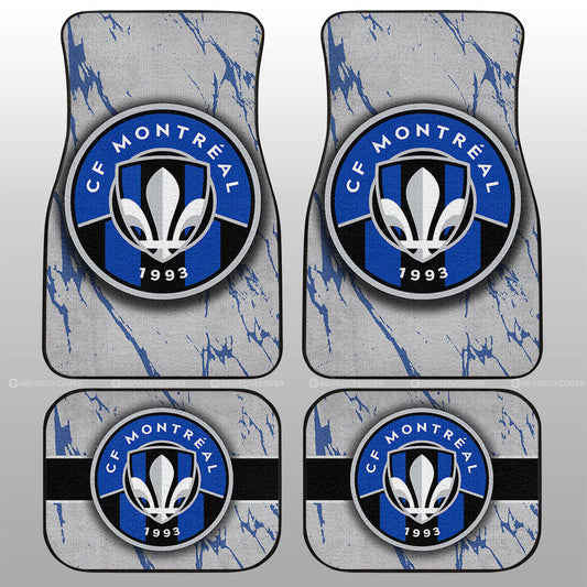 CF Montréal Car Floor Mats Custom Car Accessories For Fans - Gearcarcover - 1