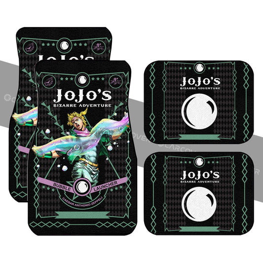 Caesar Anthonio Zeppeli Car Floor Mats Custom Anime JoJo's Bizarre Car Accessories - Gearcarcover - 1