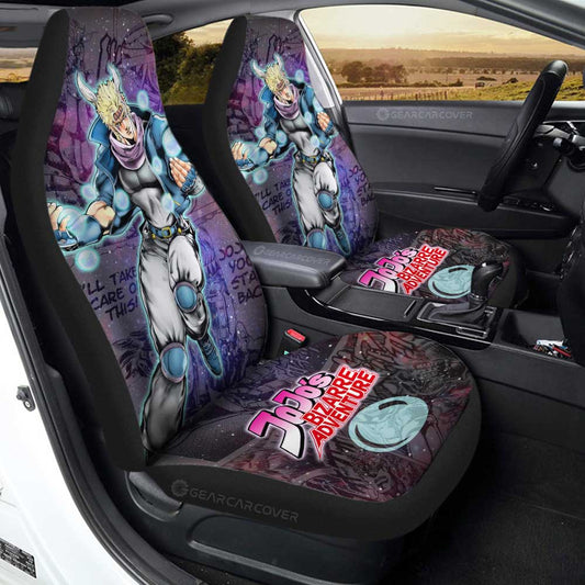 Caesar Anthonio Zeppeli Car Seat Covers Custom Galaxy Manga JJBA Anime - Gearcarcover - 1