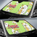 Cake Adventure Time Car Sunshade Custom Cartoon Car Accessories - Gearcarcover - 2