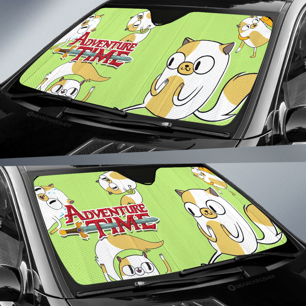 Cake Adventure Time Car Sunshade Custom Cartoon Car Accessories - Gearcarcover - 2