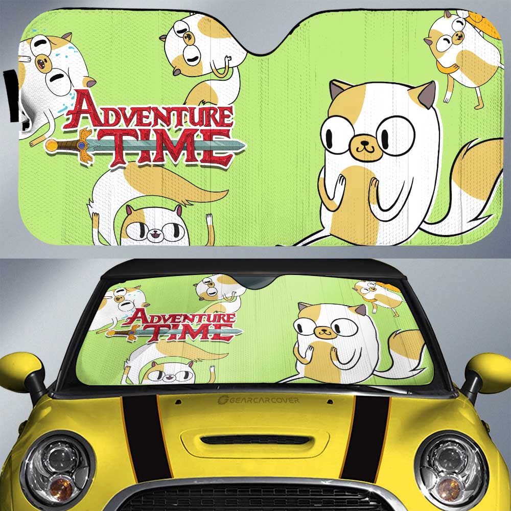 Cake Adventure Time Car Sunshade Custom Cartoon Car Accessories - Gearcarcover - 1