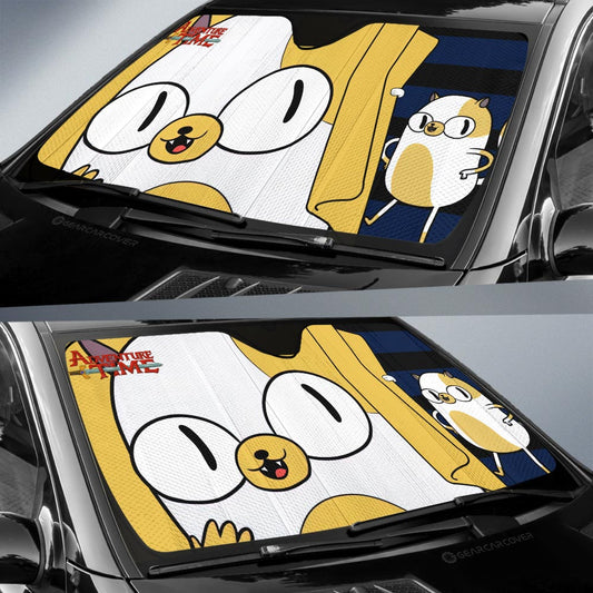 Cake Car Sunshade Custom Adventure Time Car Accessories - Gearcarcover - 2
