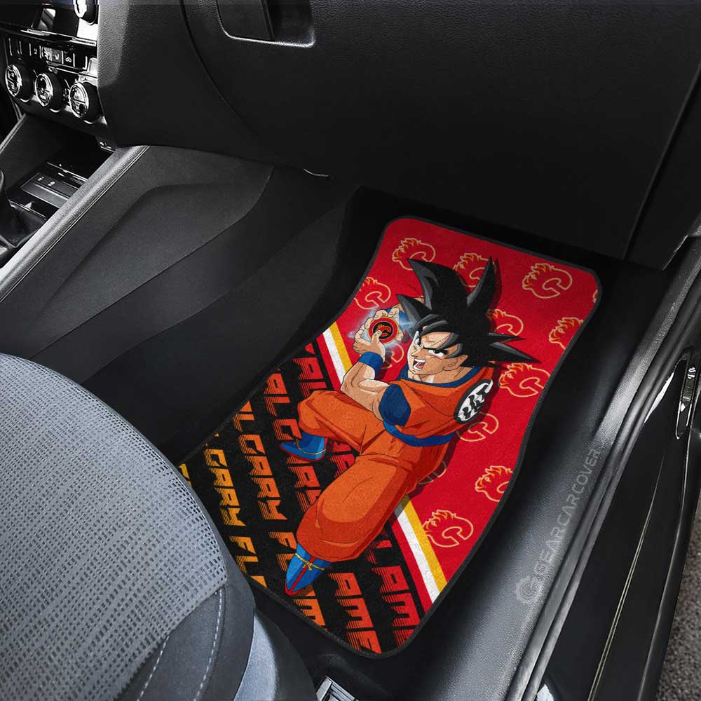 Calgary Flames Car Floor Mats Custom Car Decorations For Fans - Gearcarcover - 3
