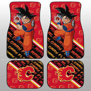 Calgary Flames Car Floor Mats Custom Car Decorations For Fans - Gearcarcover - 1