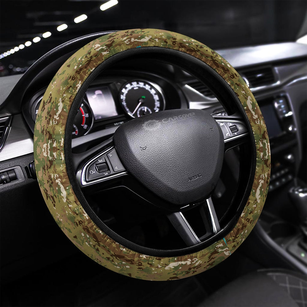 Camouflage Steering Wheel Covers Custom Coast Guard Car Accessories - Gearcarcover - 1