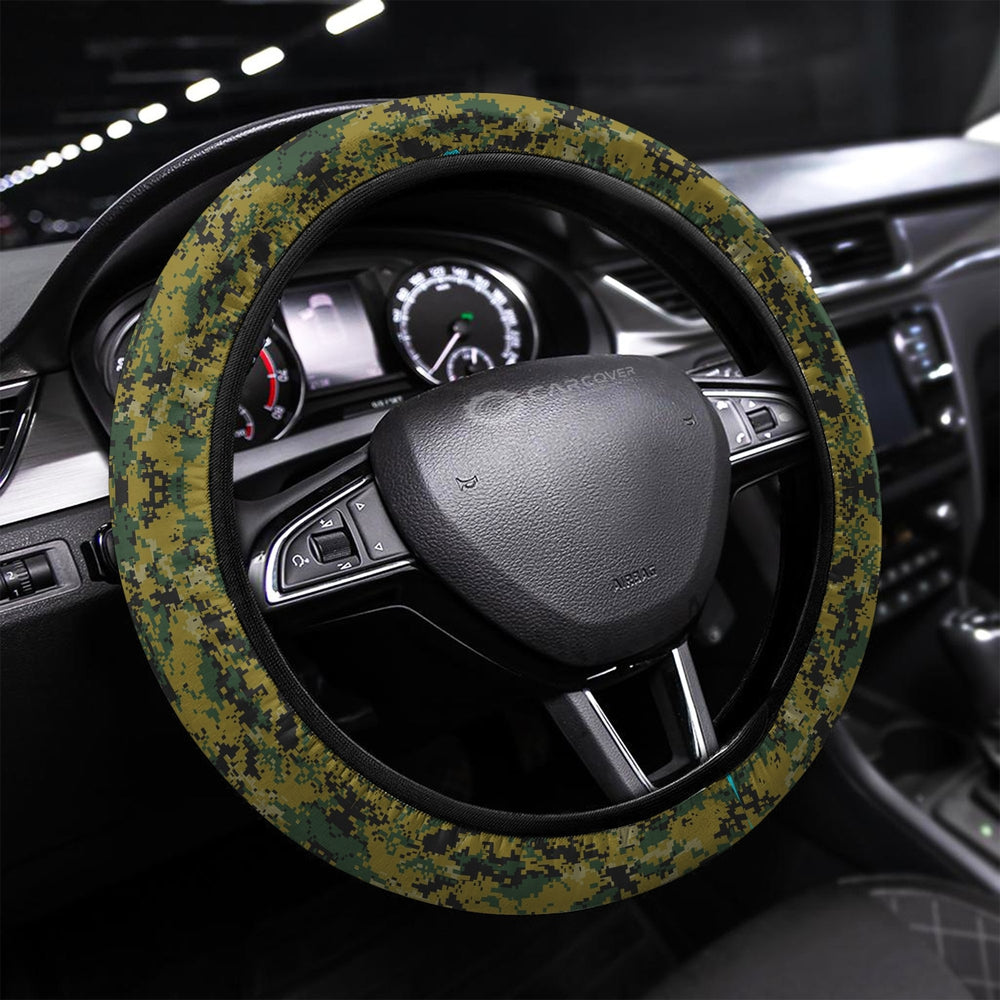 Camouflage Steering Wheel Covers Custom Marine Corps Car Accessories Marines Gifts - Gearcarcover - 1