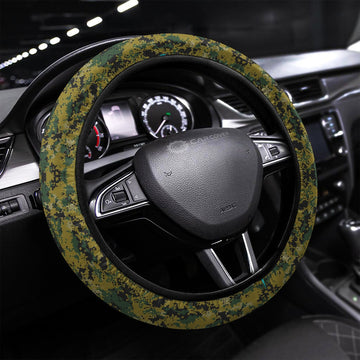 Camouflage Steering Wheel Covers Custom Marine Corps Car Accessories Marines Gifts - Gearcarcover - 1
