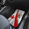 Canada Flag Coat of Arms Car Floor Mats - Gearcarcover - 3