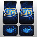 Cancer Car Floor Mats Custom Name Zodiac Car Accessories - Gearcarcover - 1