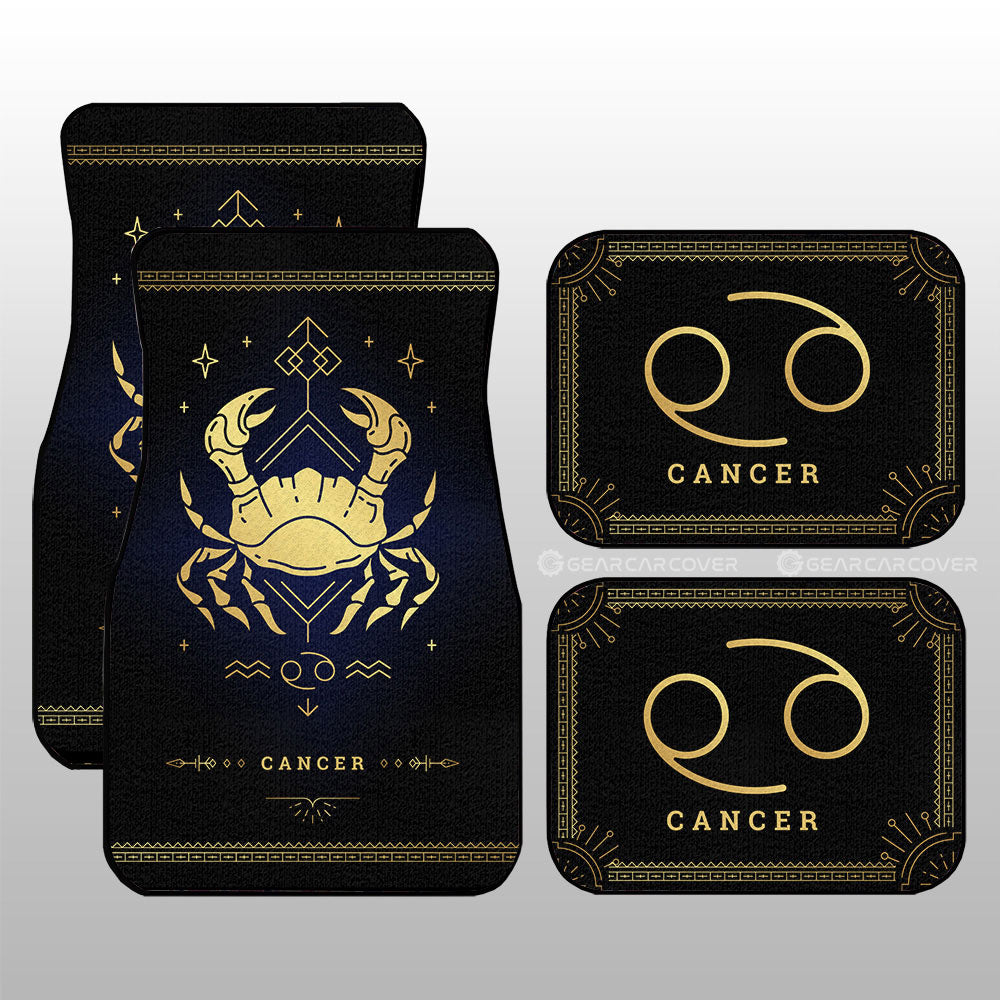 Cancer Car Floor Mats Custom Zodiac Car Accessories - Gearcarcover - 3