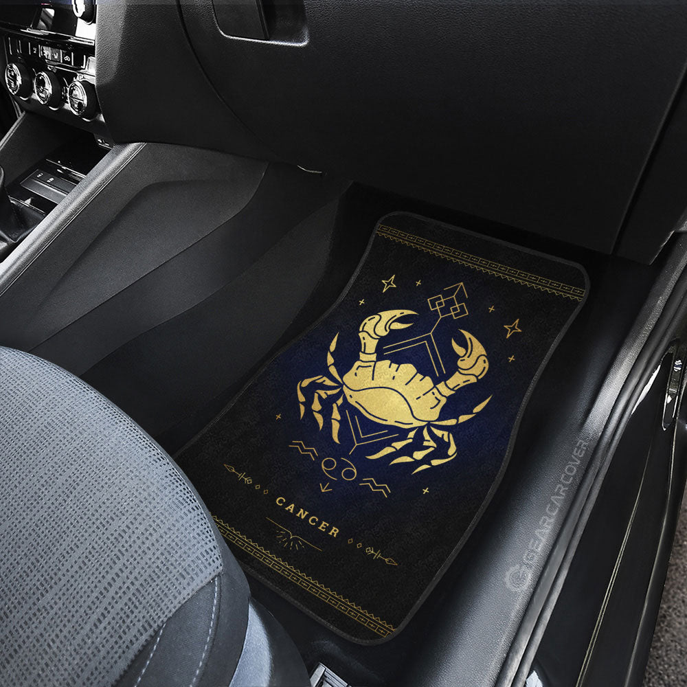 Cancer Car Floor Mats Custom Zodiac Car Accessories - Gearcarcover - 4