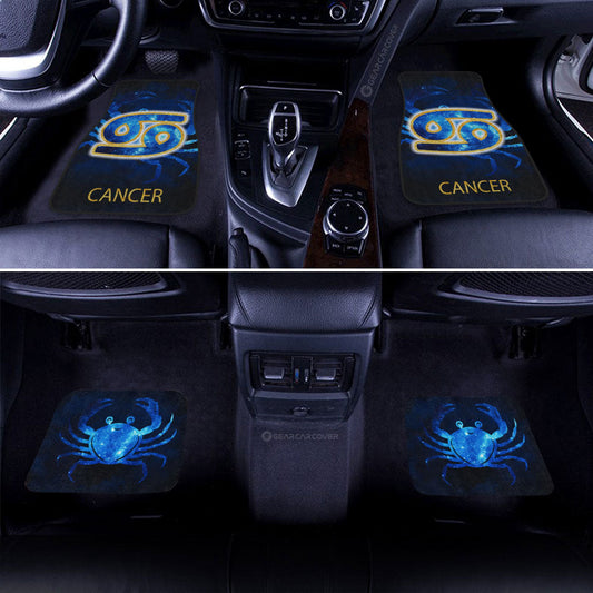 Cancer Car Floor Mats Custom Zodiac Car Accessories - Gearcarcover - 2