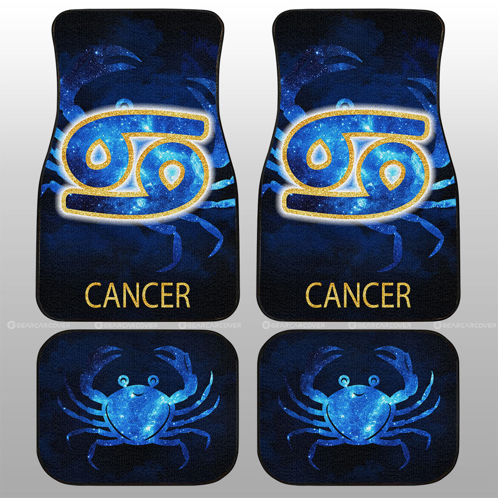 Cancer Car Floor Mats Custom Zodiac Car Accessories - Gearcarcover - 1