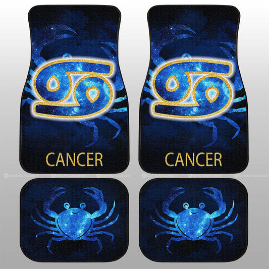 Cancer Car Floor Mats Custom Zodiac Car Accessories - Gearcarcover - 1