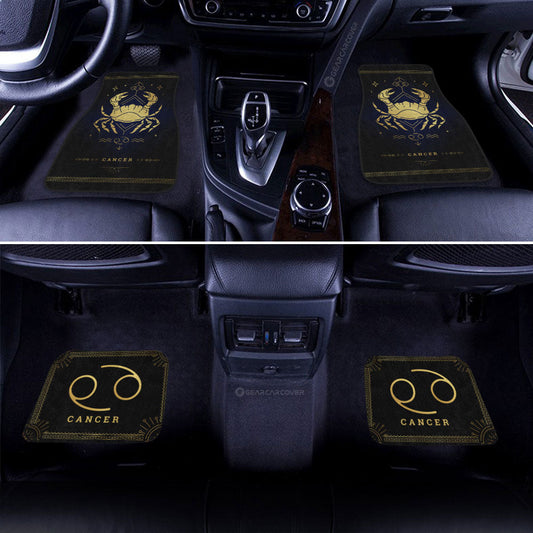 Cancer Car Floor Mats Custom Zodiac Car Accessories - Gearcarcover - 2