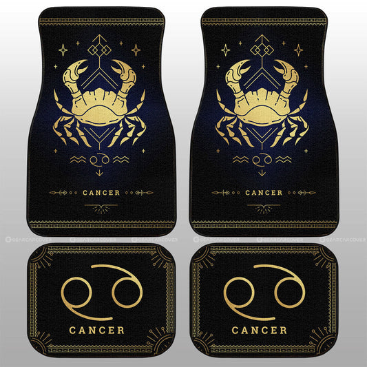 Cancer Car Floor Mats Custom Zodiac Car Accessories - Gearcarcover - 1