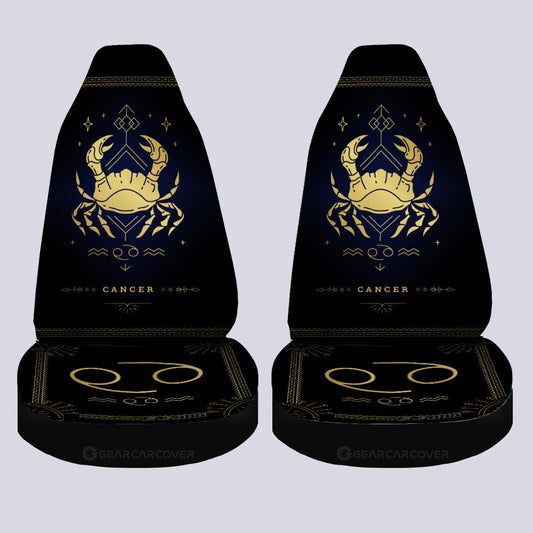 Cancer Car Seat Covers Custom Zodiac Car Accessories - Gearcarcover - 2