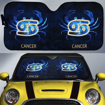 Cancer Car Sunshade Custom Zodiac Car Interior Accessories - Gearcarcover - 1